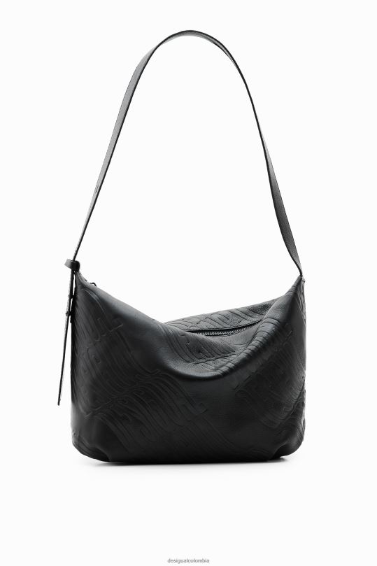 Desigual zapatos Colombia - accesorio 4802L764 mujer Desigual bolso grande de piel con logo