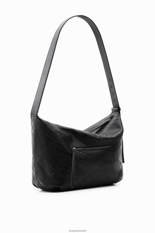 Desigual zapatos Colombia - accesorio 4802L764 mujer Desigual bolso grande de piel con logo