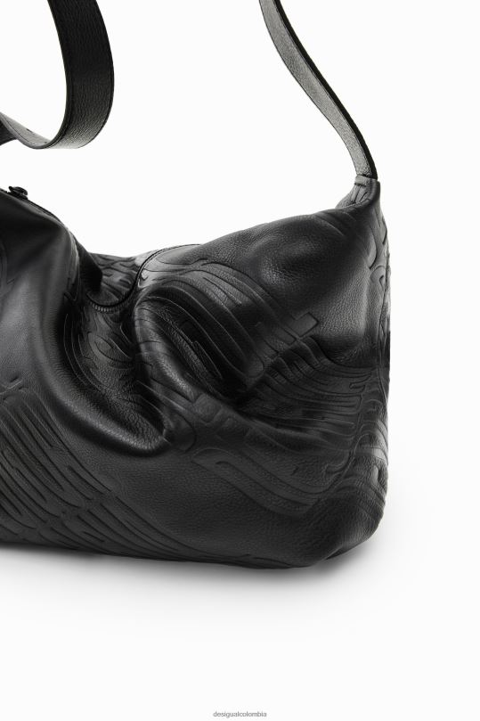 Desigual zapatos Colombia - accesorio 4802L764 mujer Desigual bolso grande de piel con logo