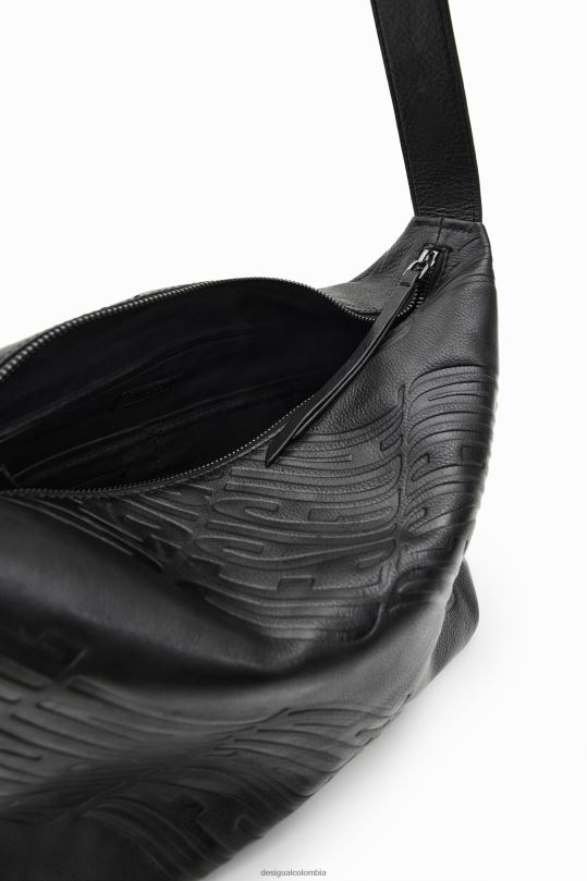 Desigual zapatos Colombia - accesorio 4802L764 mujer Desigual bolso grande de piel con logo