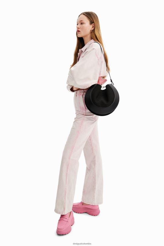 accesorio 4802L772 mujer Desigual bolso maitrepierre redondo de piel - Desigual Colombia rebajas