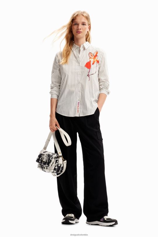 blusas Desigual bogota - accesorio 4802L1187 mujer Desigual bandolera pequeña con forma de hoja