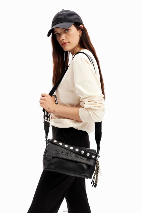 accesorio 4802L1193 mujer Desigual bandolera mediana con medio logo - Desigual sales online