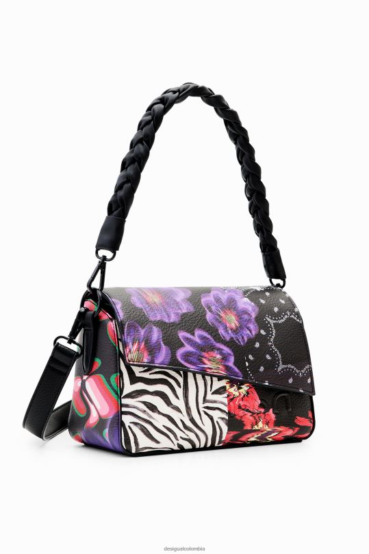 Desigual Colombia - accesorio 4802L1202 mujer Desigual bandolera pequeña con patchwork