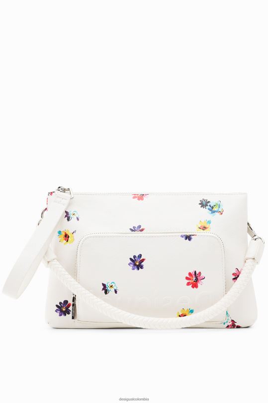 Desigual zapatos Colombia - accesorio 4802L1214 mujer Desigual bandolera pequeña con flores