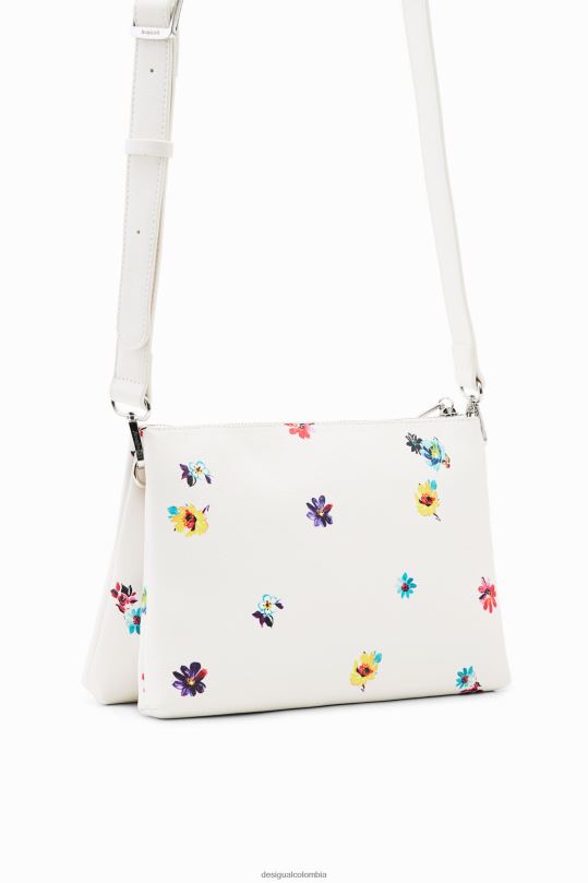 Desigual zapatos Colombia - accesorio 4802L1214 mujer Desigual bandolera pequeña con flores