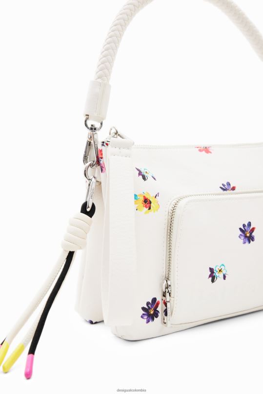Desigual zapatos Colombia - accesorio 4802L1214 mujer Desigual bandolera pequeña con flores