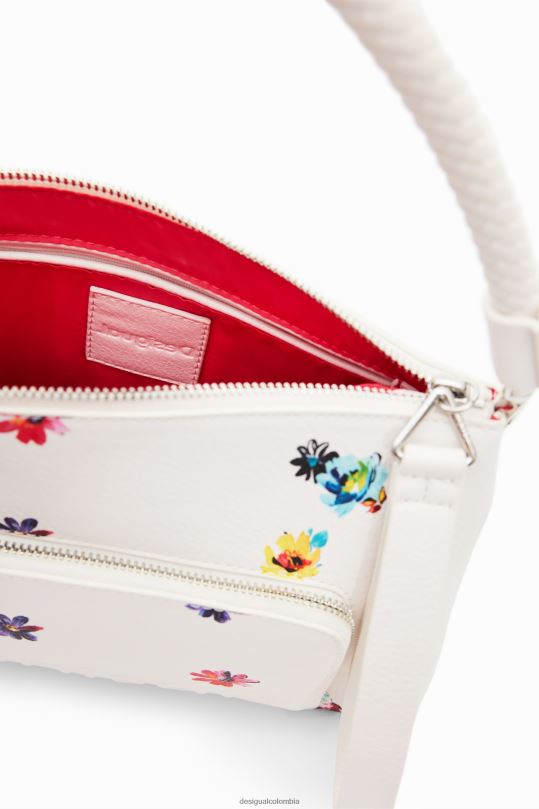 Desigual zapatos Colombia - accesorio 4802L1214 mujer Desigual bandolera pequeña con flores