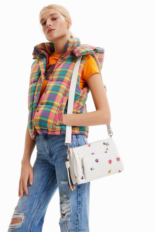Desigual zapatos Colombia - accesorio 4802L1214 mujer Desigual bandolera pequeña con flores