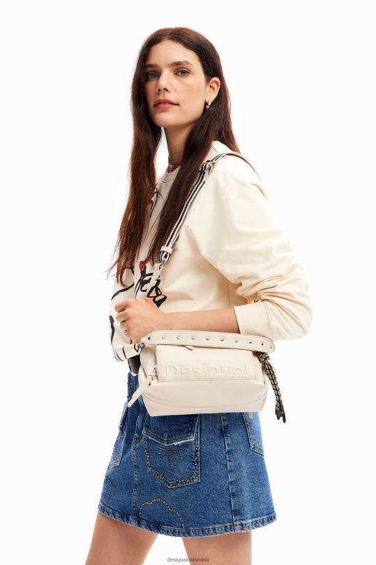 accesorio 4802L1227 mujer Desigual bandolera mediana con medio logo - Desigual Colombia rebajas