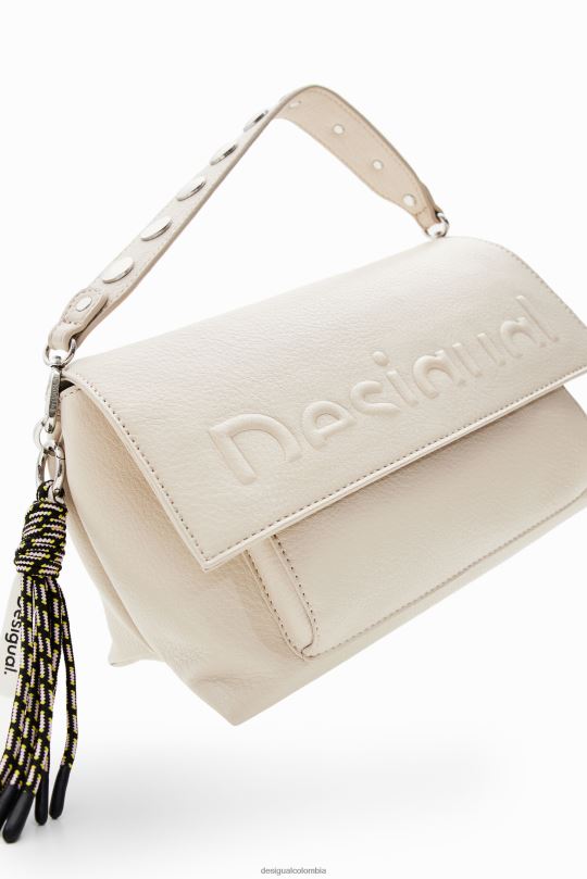 Desigual Colombia pagina oficial - accesorio 4802L1257 mujer Desigual bandolera mediana con medio logo