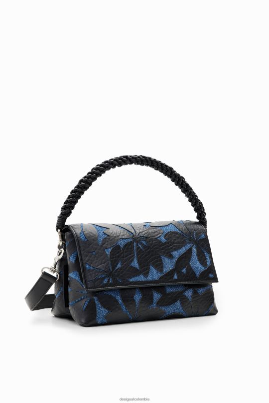 Desigual Colombia bolsos - accesorio 4802L1266 mujer Desigual bandolera mediana con flores troqueladas