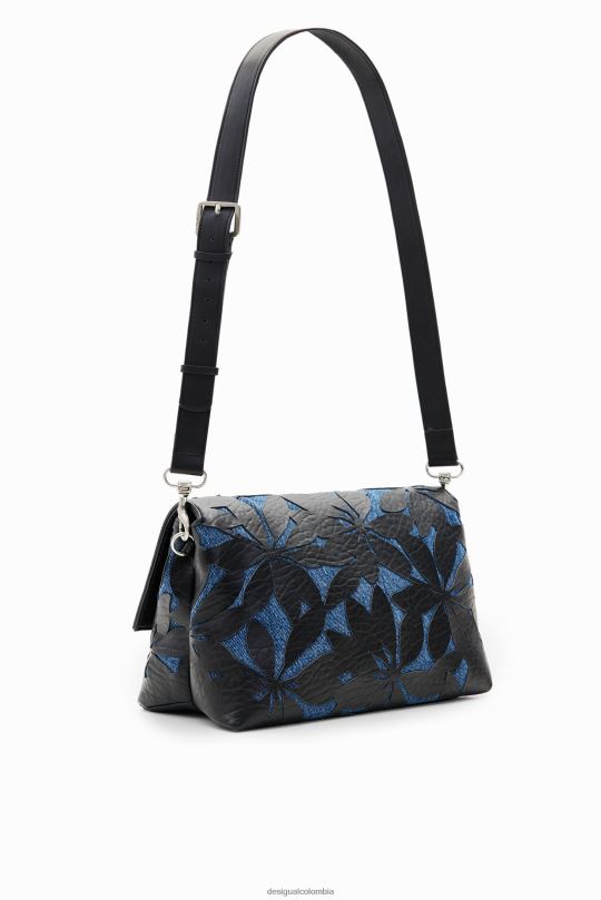 Desigual Colombia bolsos - accesorio 4802L1266 mujer Desigual bandolera mediana con flores troqueladas