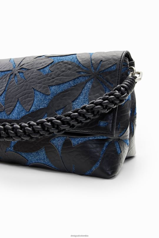 Desigual Colombia bolsos - accesorio 4802L1266 mujer Desigual bandolera mediana con flores troqueladas