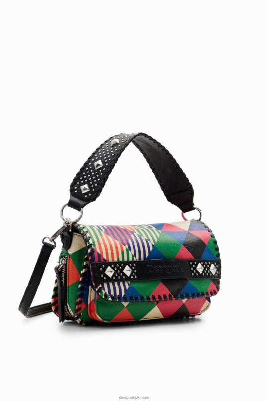 blusas Desigual bogota - accesorio 4802L1275 mujer Desigual bolso crossbody mediano con diamantes