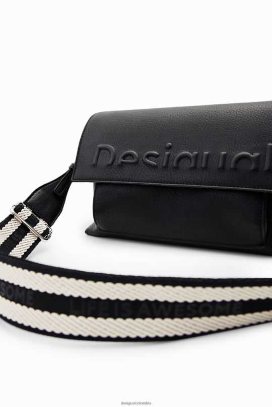 accesorio 4802L1276 mujer Desigual bandolera mediana con medio logo - Desigual Colombia rebajas