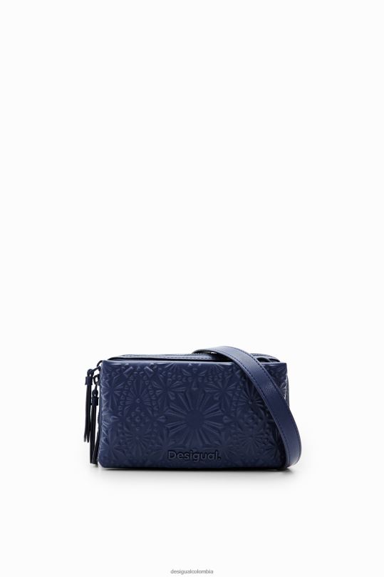 accesorio 4802L1283 mujer Desigual bandolera pequeña con relieve geométrico - Desigual sales online