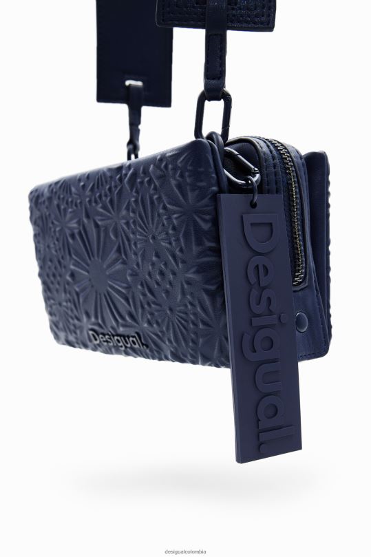 accesorio 4802L1283 mujer Desigual bandolera pequeña con relieve geométrico - Desigual sales online