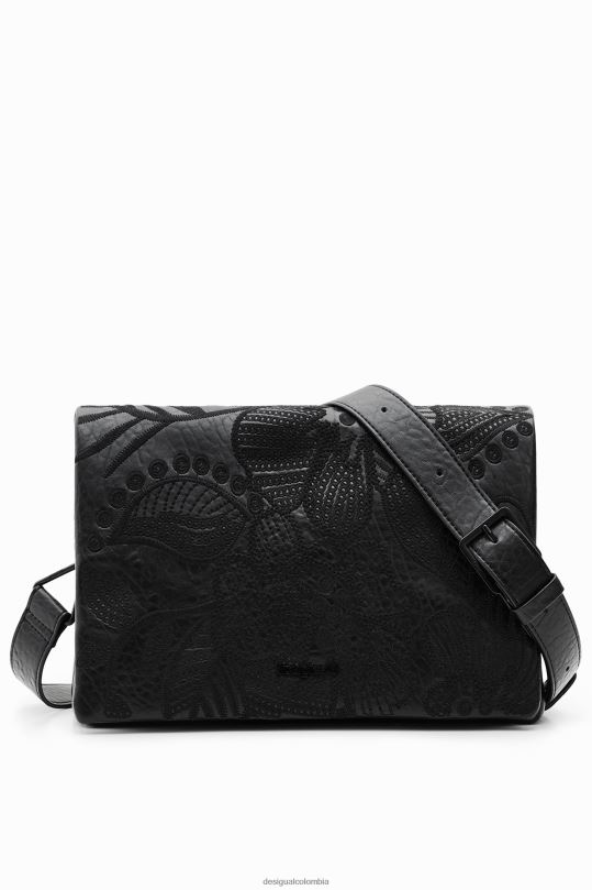 Desigual Colombia bolsos - accesorio 4802L1296 mujer Desigual bolso bandolera mediano con flores bordadas