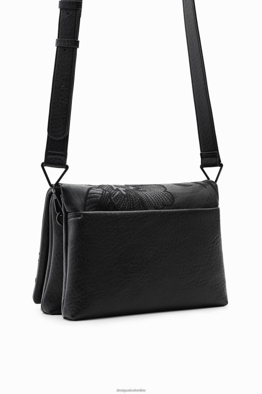 Desigual Colombia bolsos - accesorio 4802L1296 mujer Desigual bolso bandolera mediano con flores bordadas