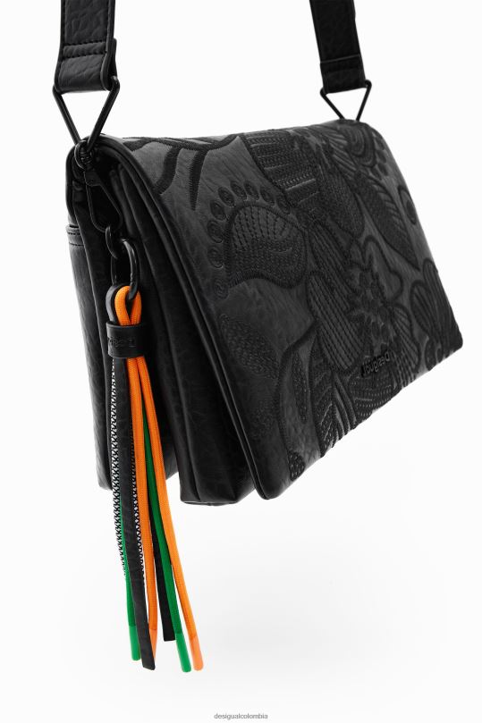 Desigual Colombia bolsos - accesorio 4802L1296 mujer Desigual bolso bandolera mediano con flores bordadas