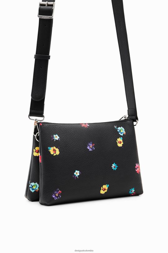 blusas Desigual bogota - accesorio 4802L1312 mujer Desigual bandolera pequeña con flores