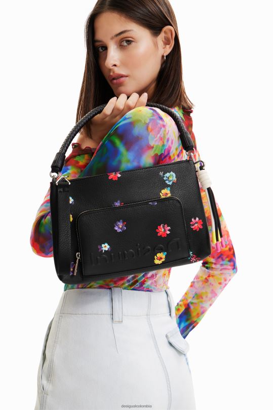 blusas Desigual bogota - accesorio 4802L1312 mujer Desigual bandolera pequeña con flores