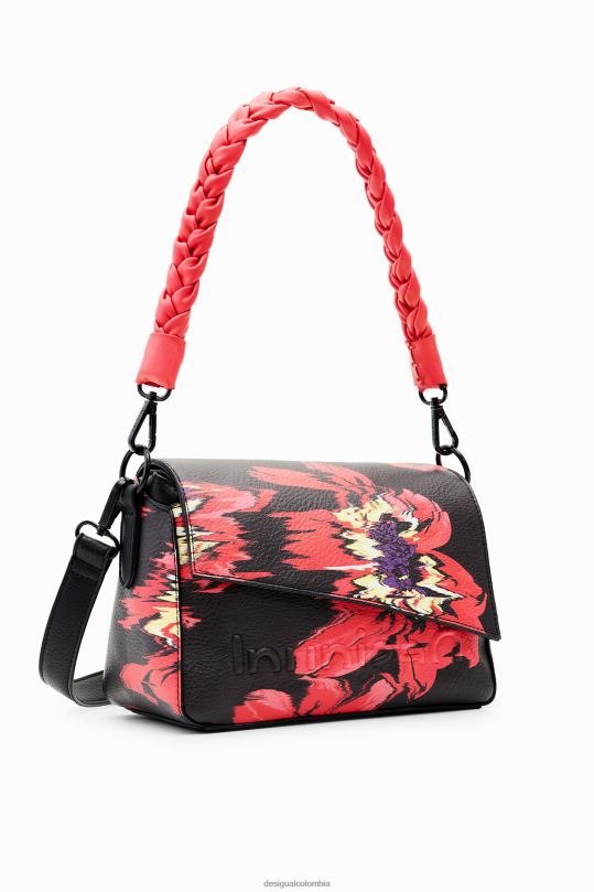 accesorio 4802L1319 mujer Desigual bandolera pequeña con flores - Desigual sale damen