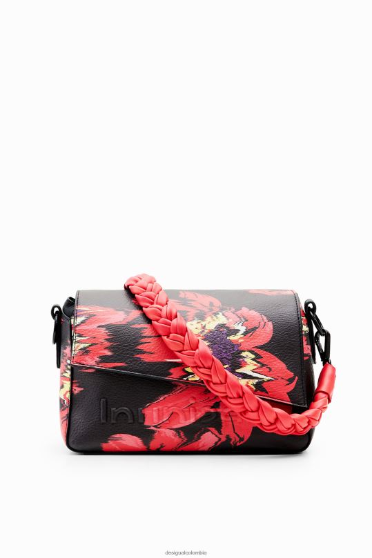 accesorio 4802L1319 mujer Desigual bandolera pequeña con flores - Desigual sale damen
