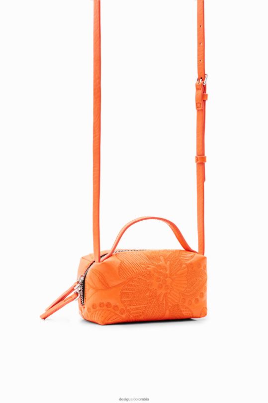 accesorio 4802L1329 mujer Desigual bolso bandolera mini con flores bordadas - Desigual Colombia Medellín