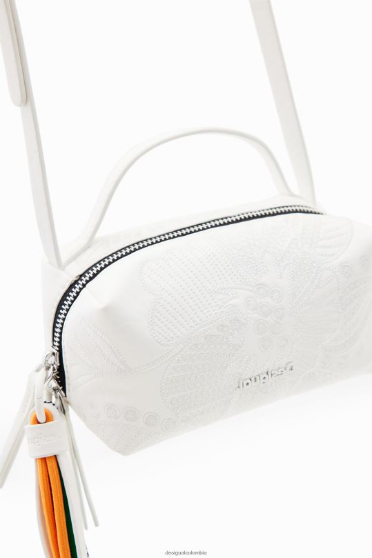 blusas Desigual bogota - accesorio 4802L1346 mujer Desigual bolso bandolera mini con flores bordadas