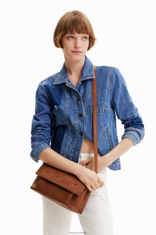 accesorio 4802L137 mujer Desigual bandolera mediana con medio logo - Desigual sales online
