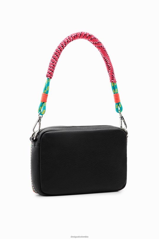 Desigual zapatos Colombia - accesorio 4802L25 mujer Desigual bandolera pequeña con bordado