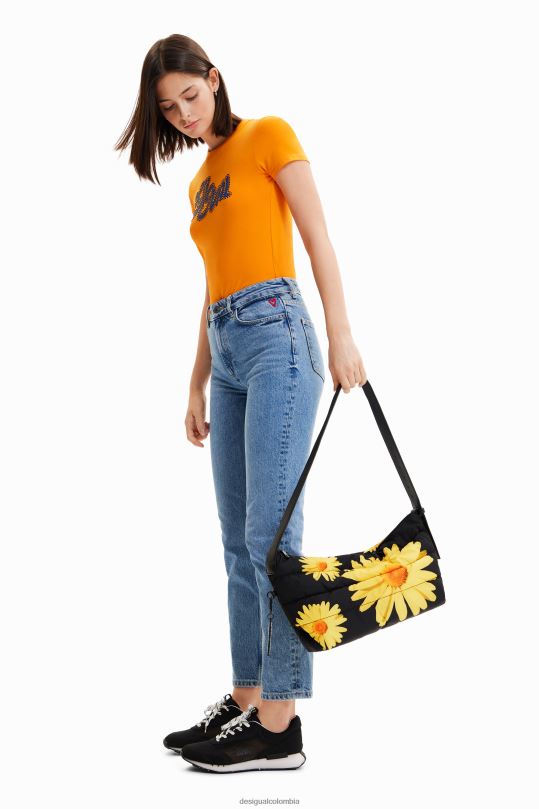 accesorio 4802L313 mujer Desigual metro. bolso bandolera grande con estampado floral de christian lacroix - Desigual Colombia Medellín