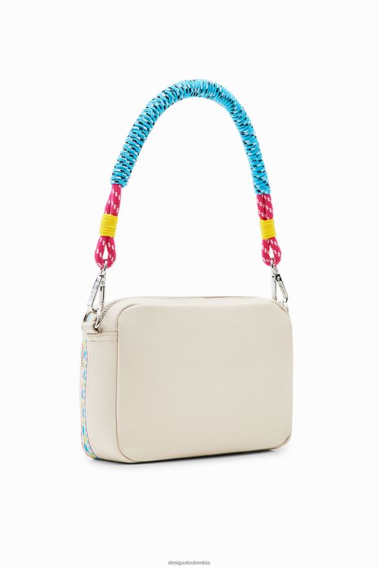 accesorio 4802L402 mujer Desigual bandolera pequeña con bordado - Desigual shop
