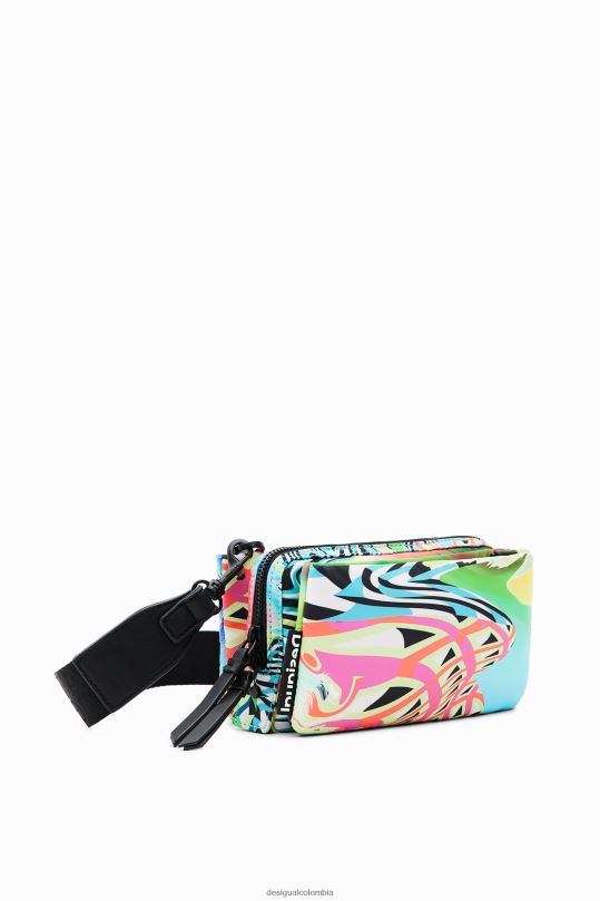 Desigual Colombia pagina oficial - accesorio 4802L408 mujer Desigual bandolera psicodélica pequeña
