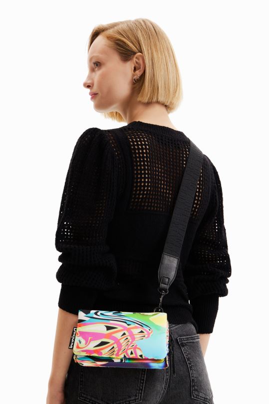 Desigual Colombia pagina oficial - accesorio 4802L408 mujer Desigual bandolera psicodélica pequeña