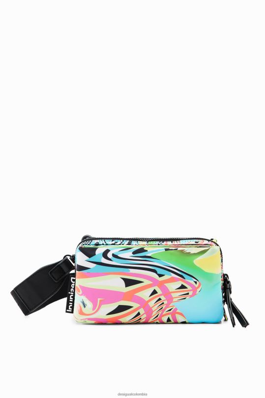 Desigual Colombia pagina oficial - accesorio 4802L408 mujer Desigual bandolera psicodélica pequeña