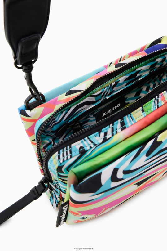 Desigual Colombia pagina oficial - accesorio 4802L408 mujer Desigual bandolera psicodélica pequeña
