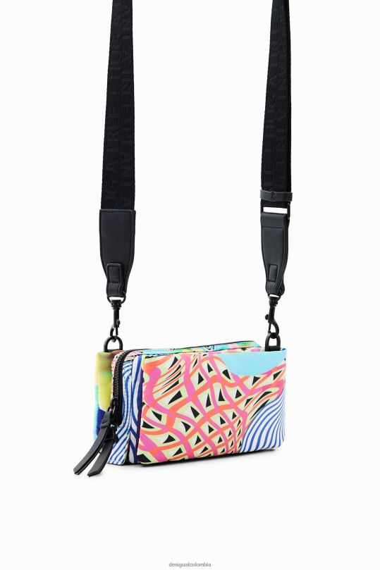 Desigual Colombia pagina oficial - accesorio 4802L408 mujer Desigual bandolera psicodélica pequeña