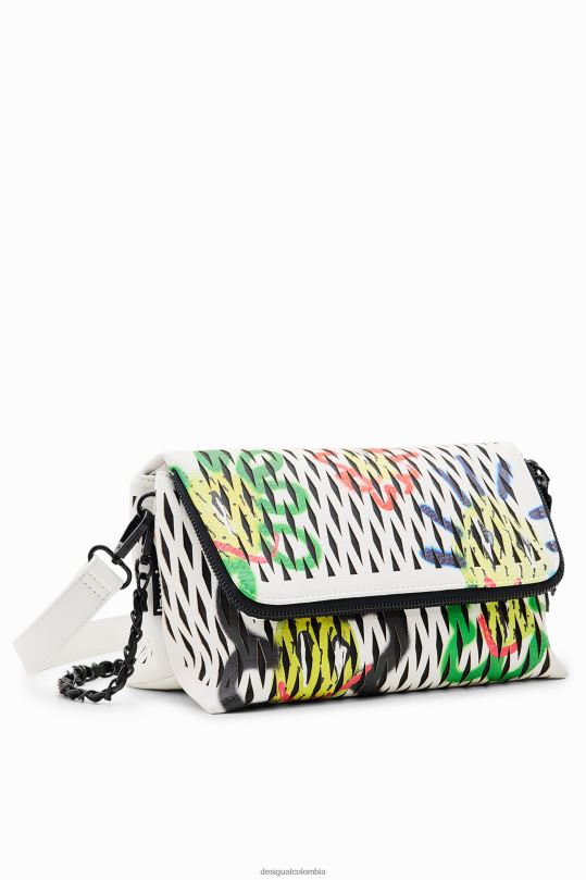 Desigual Colombia - accesorio 4802L595 mujer Desigual bandolera mediana con soles troquelados
