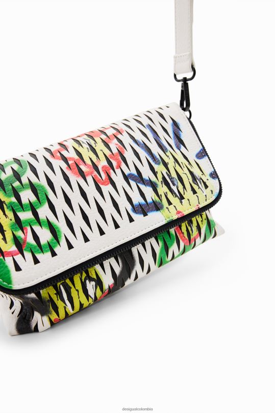 Desigual Colombia - accesorio 4802L595 mujer Desigual bandolera mediana con soles troquelados