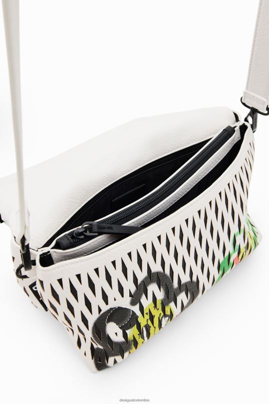Desigual Colombia - accesorio 4802L595 mujer Desigual bandolera mediana con soles troquelados