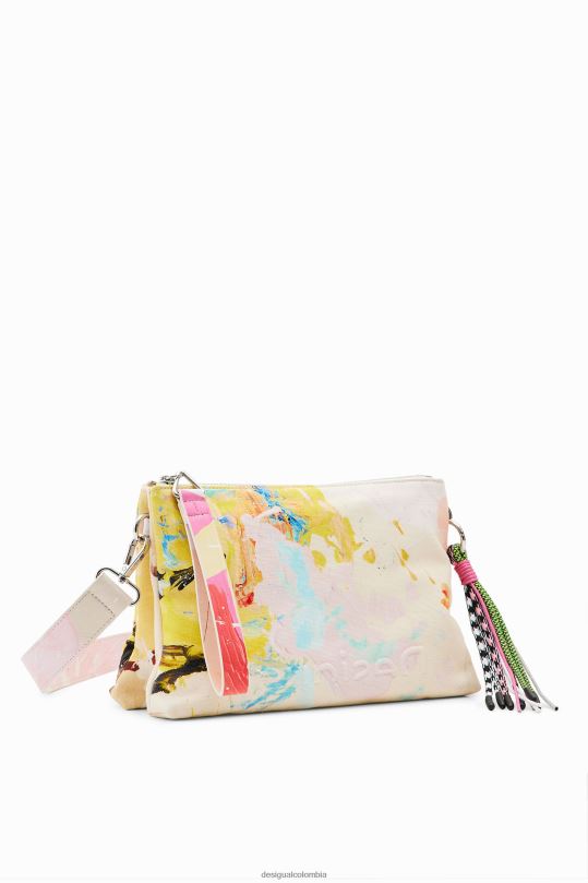 blusas Desigual bogota - accesorio 4802L643 mujer Desigual bandolera mediana con pintura