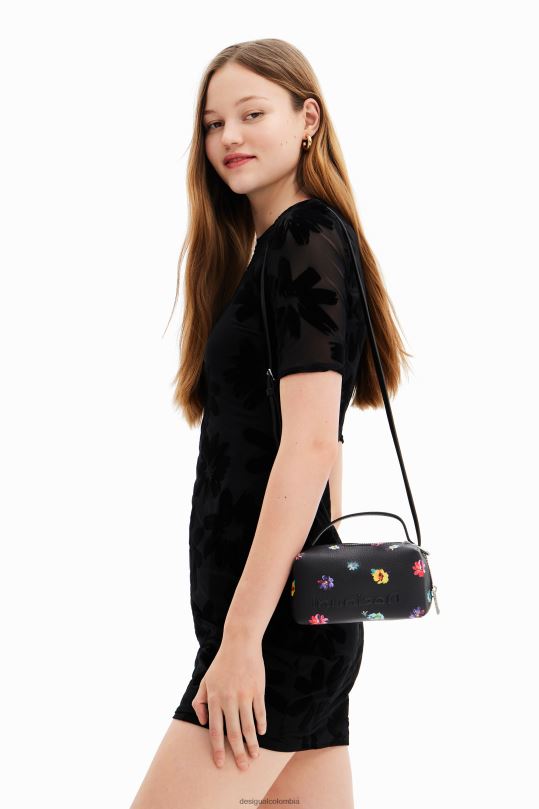 accesorio 4802L703 mujer Desigual bandolera mini con estampado floral - Desigual sale damen