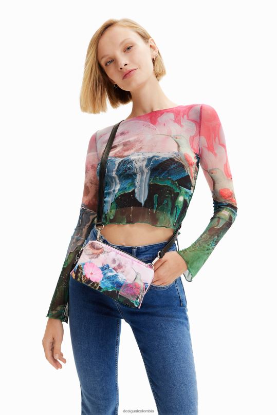 accesorio 4802L774 mujer Desigual bandolera pequeña de fantasía - Desigual Colombia Medellín