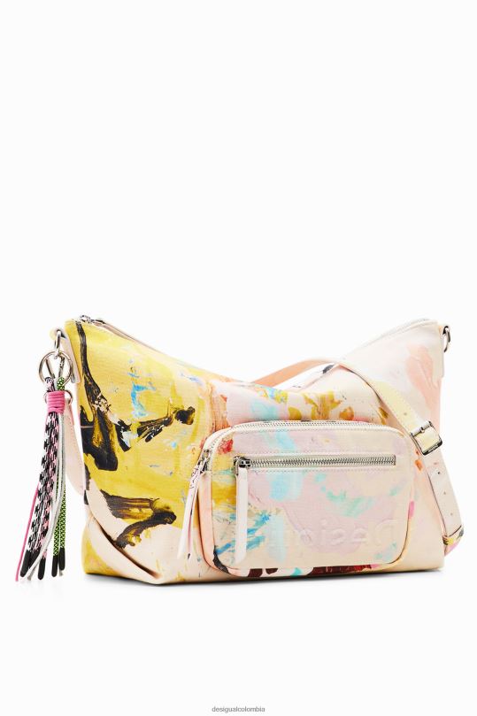 accesorio 4802L788 mujer Desigual bandolera grande con diseño pintado - Desigual shop