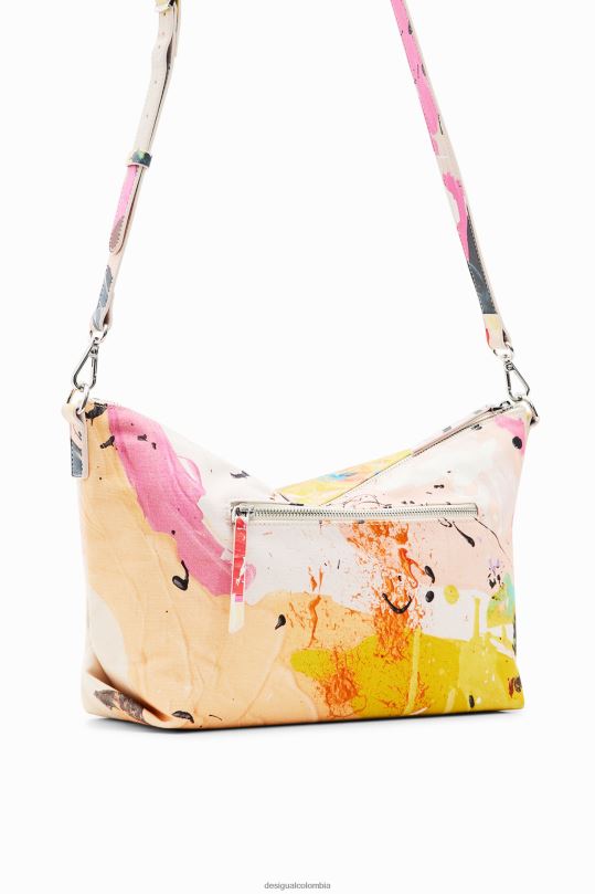 accesorio 4802L788 mujer Desigual bandolera grande con diseño pintado - Desigual shop
