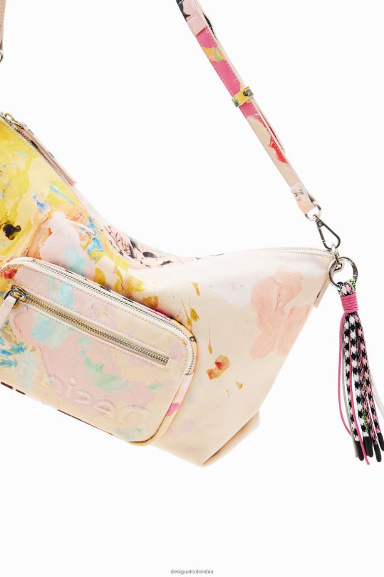 accesorio 4802L788 mujer Desigual bandolera grande con diseño pintado - Desigual shop