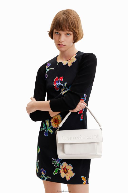 accesorio 4802L96 mujer Desigual bandolera mediana con medio logo - Desigual Colombia rebajas